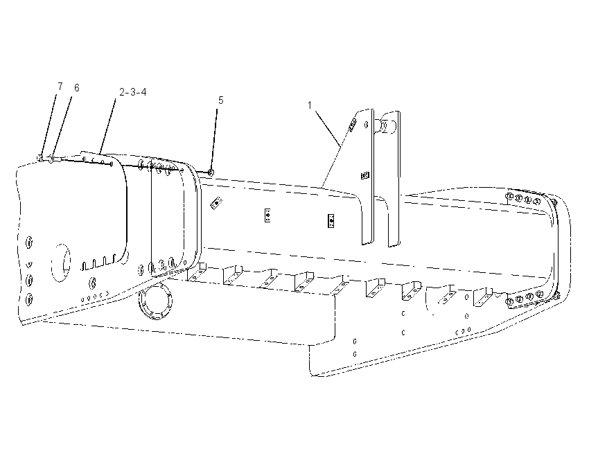 BUMPER GP 1765737 CAT