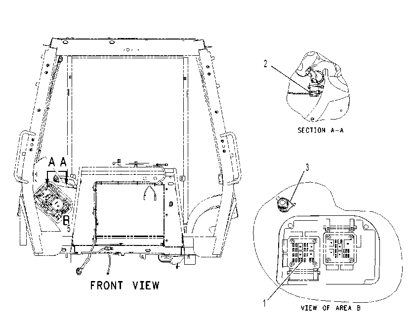 WIRING GP-POWER RECEPTACLE 1907557 CAT
