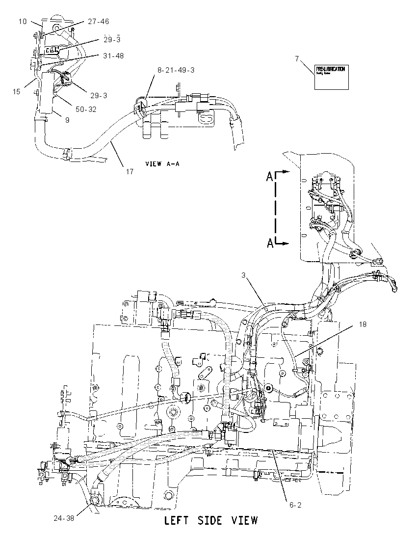 PRELUBRICATION AR-ENGINE 2127063 CAT