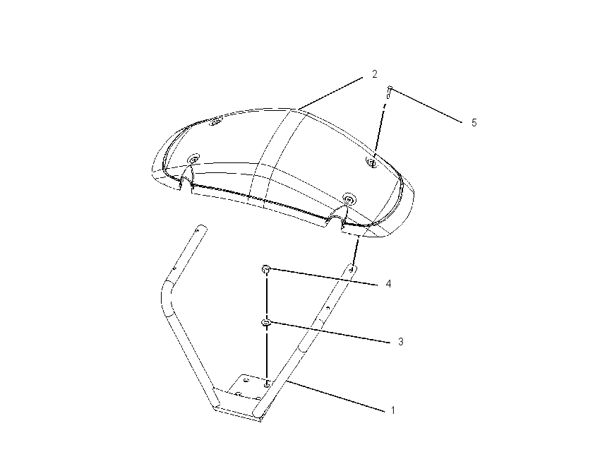 FENDER & MOUNTING GP 2144012 CAT