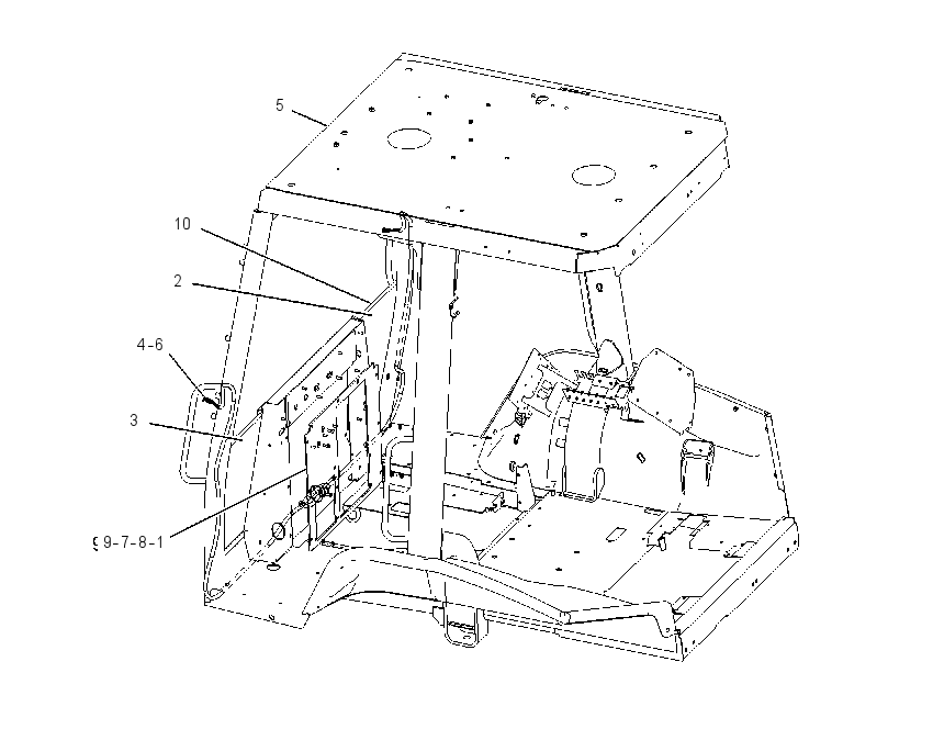CANOPY GP-OPEN ROPS 1641175 CAT