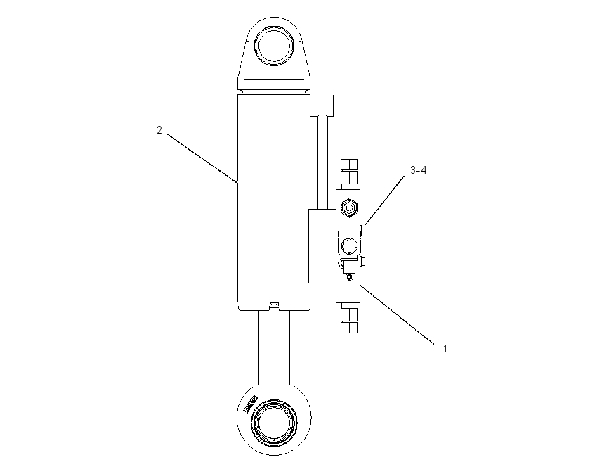 CYLINDER & VALVE GP-AXLE LOCK 2126176 CAT