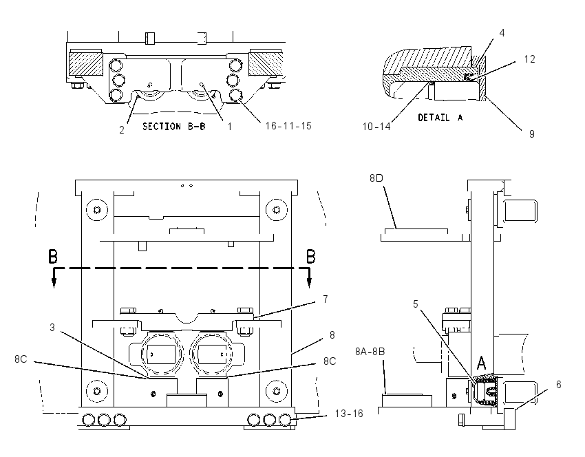 FRAME GP-SLIDING 1858857 CAT