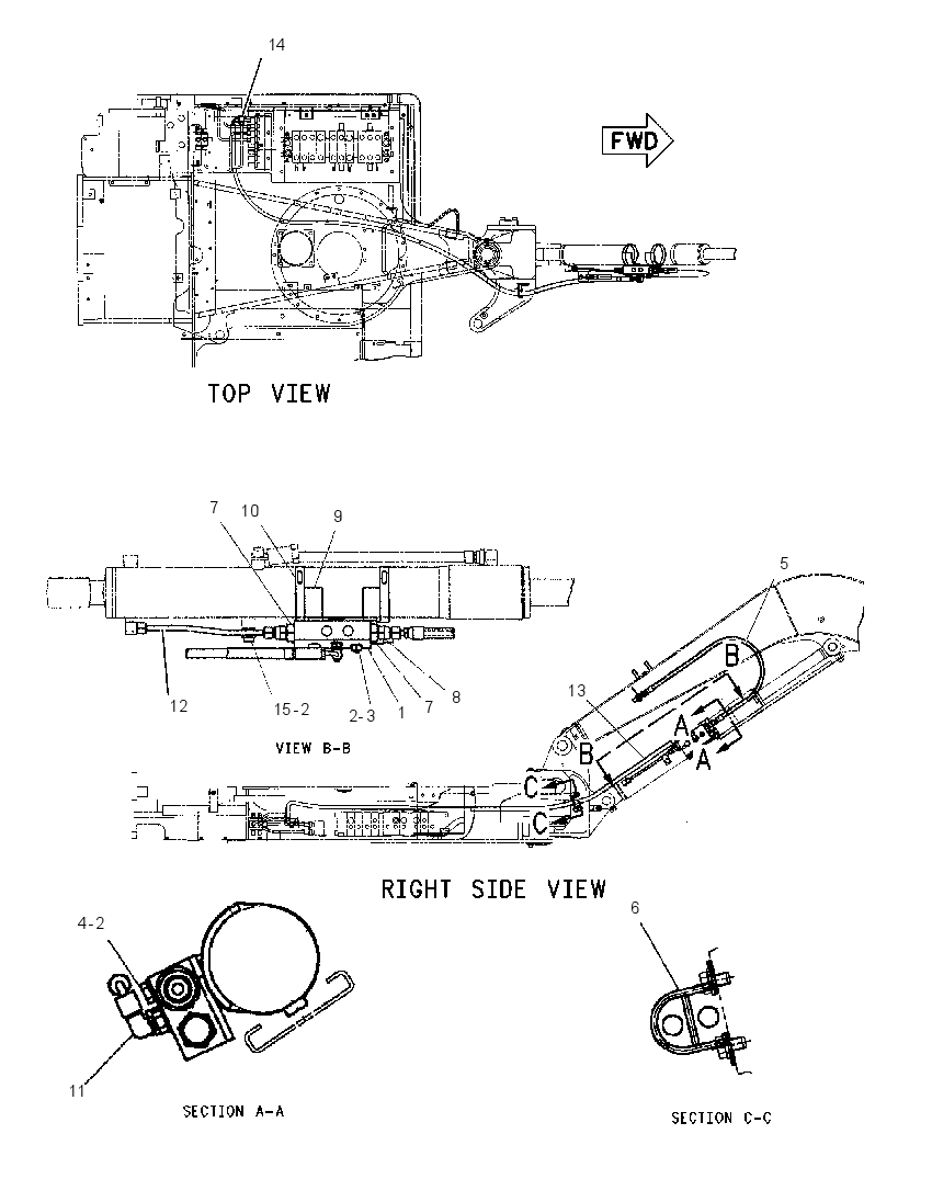 LINES GP-BOOM CHECK VALVE 2140597 CAT
