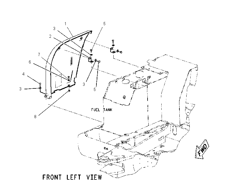COVER GP-SIDE 2041081 CAT