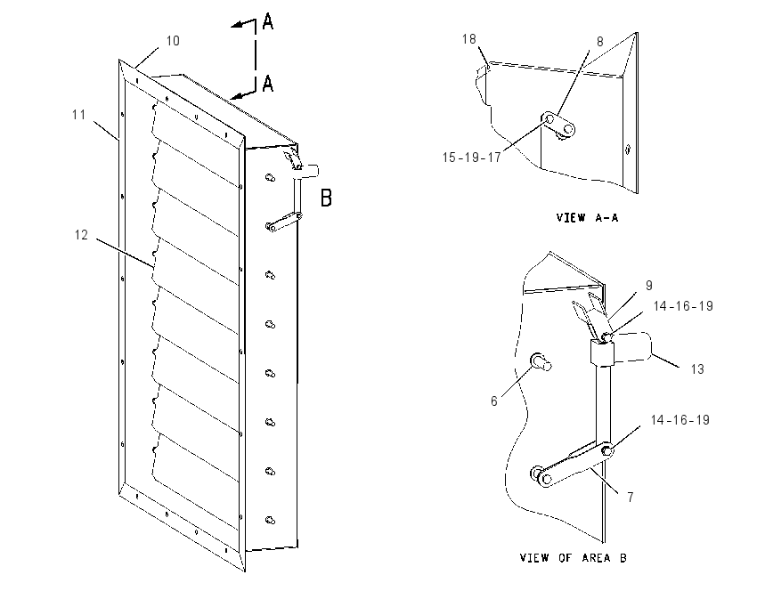 LOUVER AS 2163513 CAT