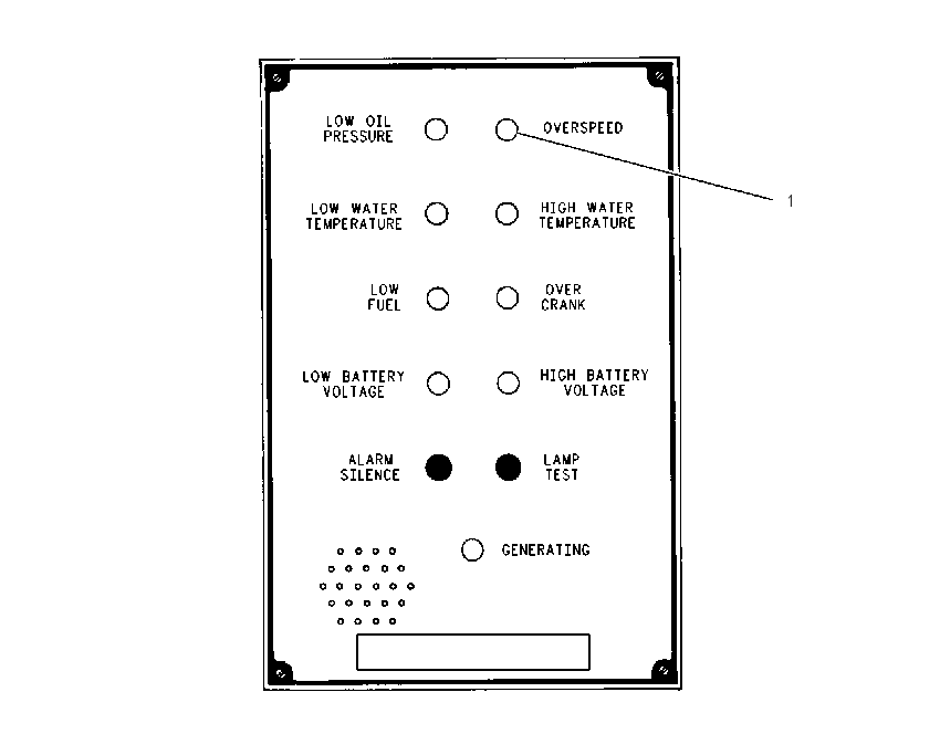 PANEL GP-ANNUNCIATOR 3N7325 CAT