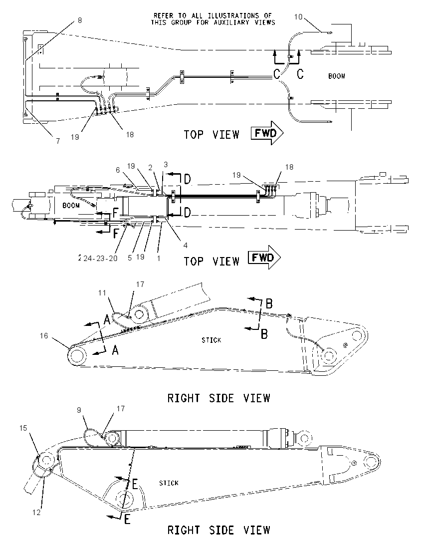 Трубопроводы смазки 2146819 CAT