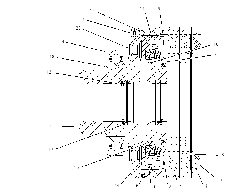 CLUTCH GP-WINCH 1739882 CAT