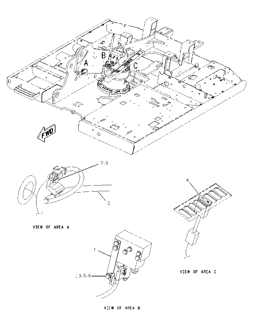 WIRING GP-FINE SWING 2041946 CAT