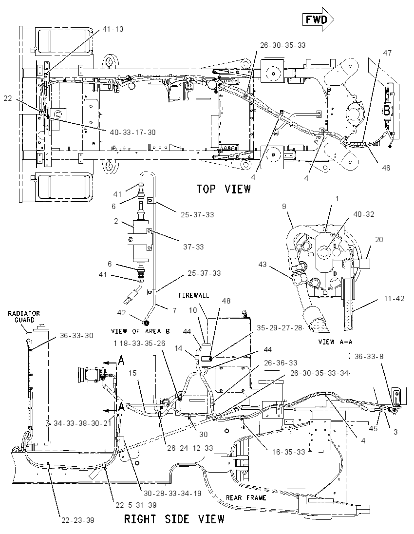 Трубопроводы кондиционера 1896507 CAT