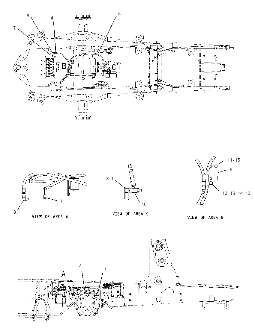 Трубопроводы насоса 1908954 CAT