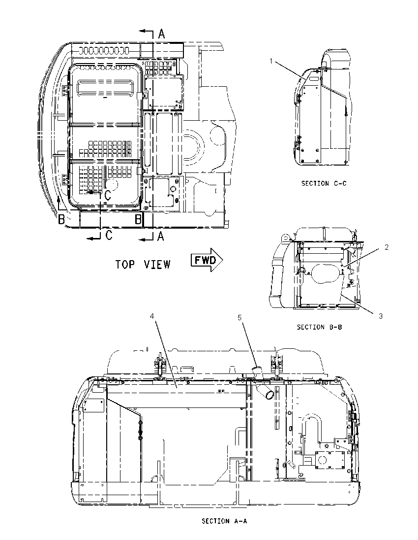 SHEET GP-HOOD 2035198 CAT