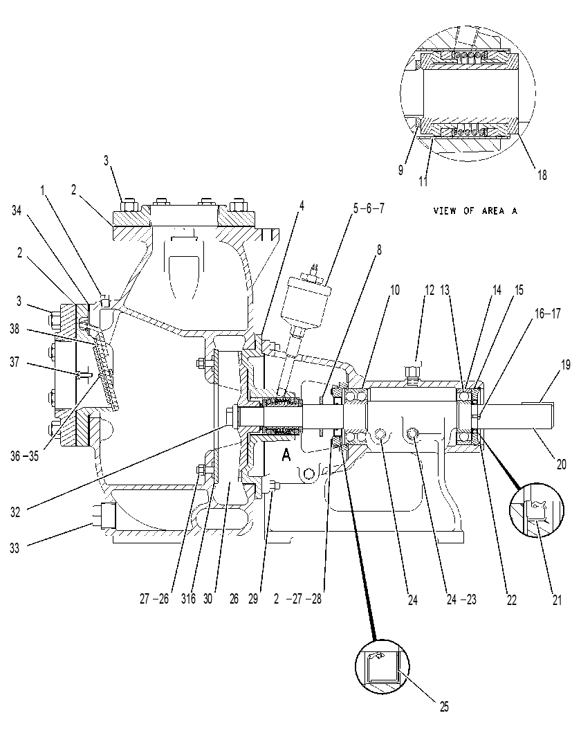 PUMP GP-WATER SPRAY 1914525 CAT