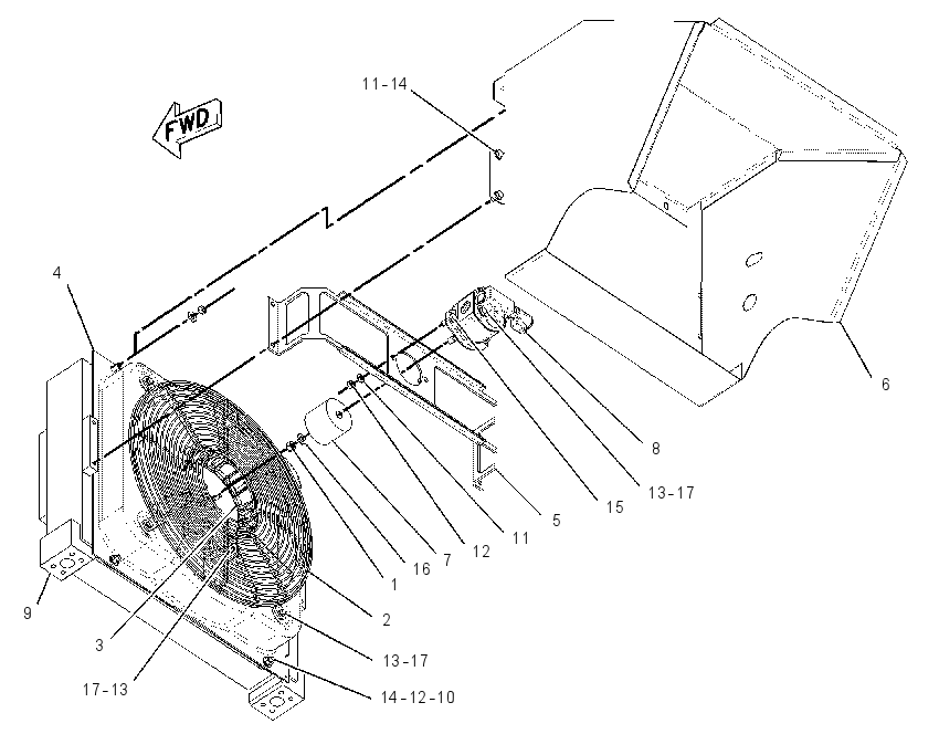 COOLER GP-REAR AXLE OIL 2078251 CAT