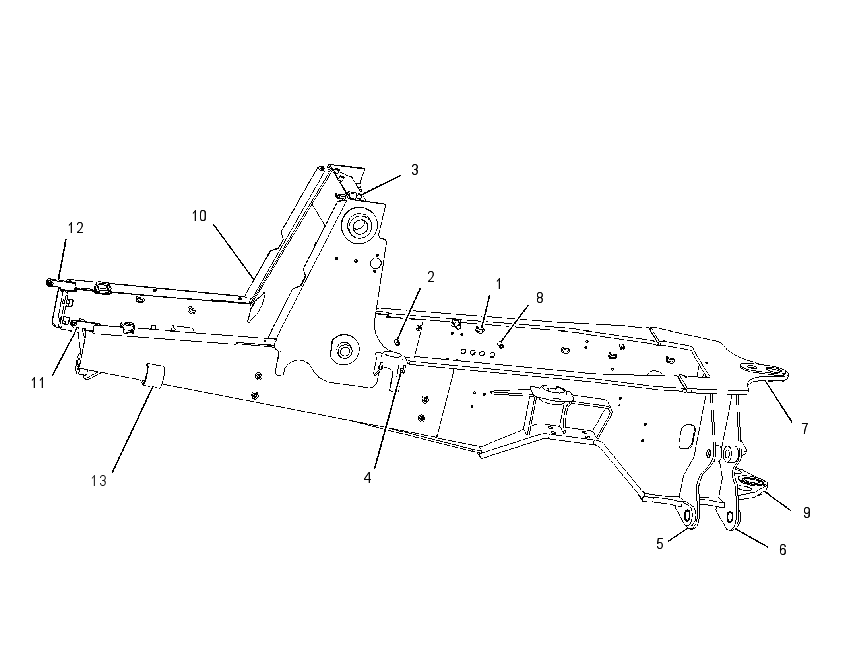 FRAME AS-LOADER 1131494 CAT