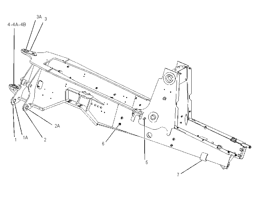 FRAME AS-LOADER 1866159 CAT