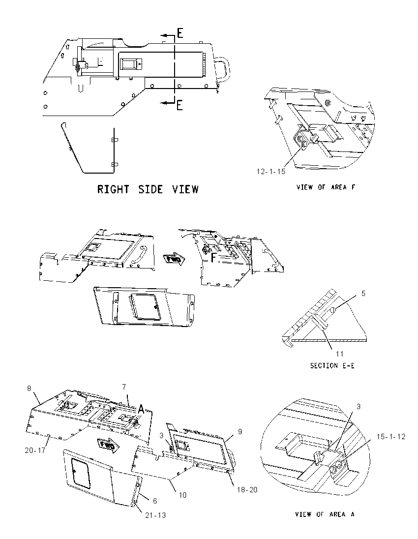 ENCLOSURE GP-HYDRAULIC TANK 1835623 CAT