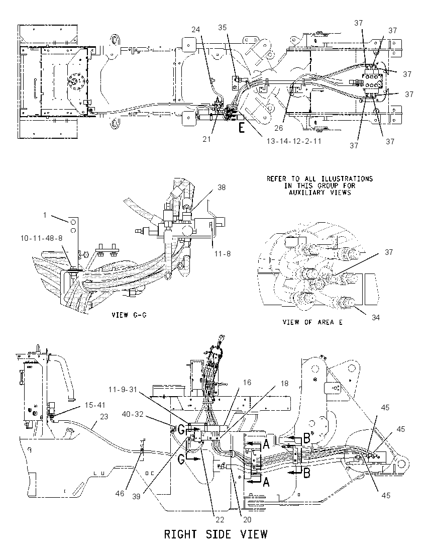 Трубопроводы управляющие 1973236 CAT