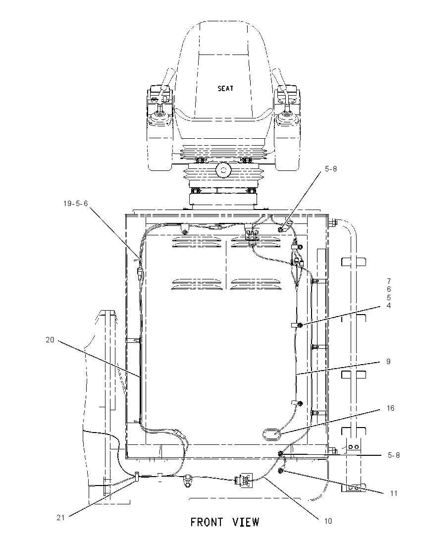 WIRING GP-CAB RISER 2203147 CAT