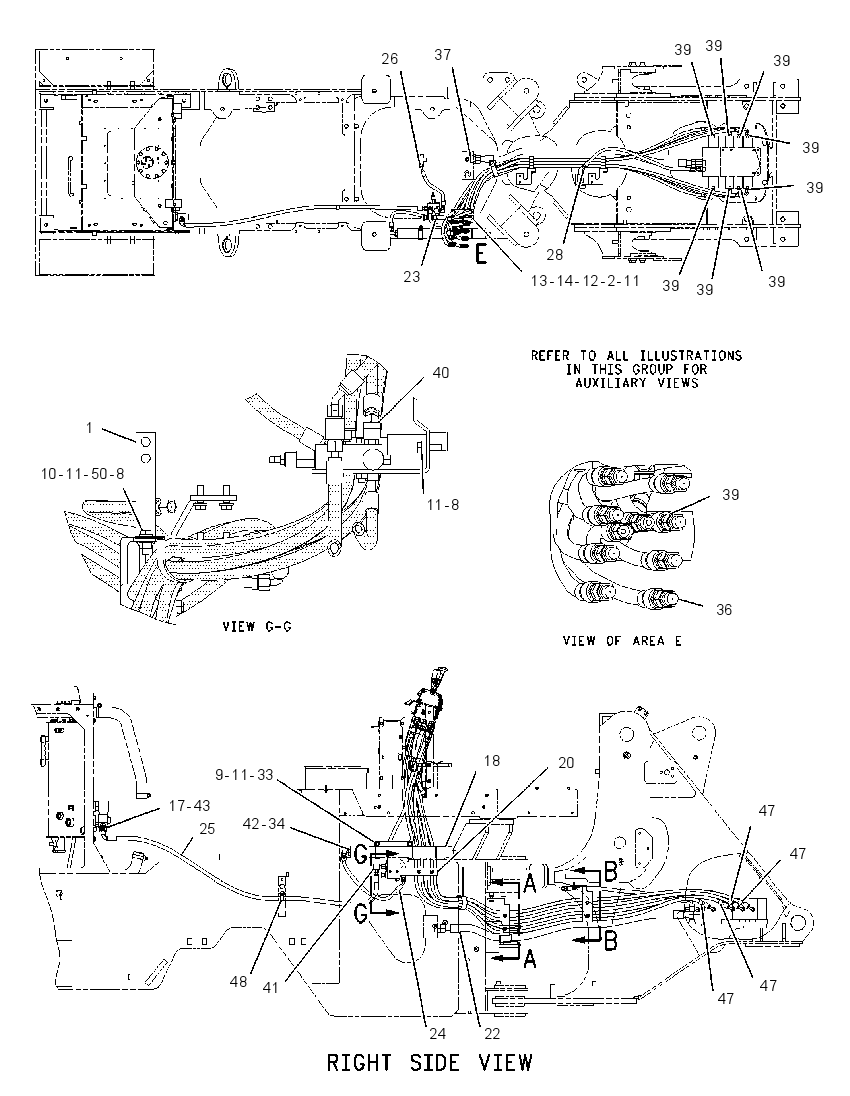 Трубопроводы управляющие 1994917 CAT