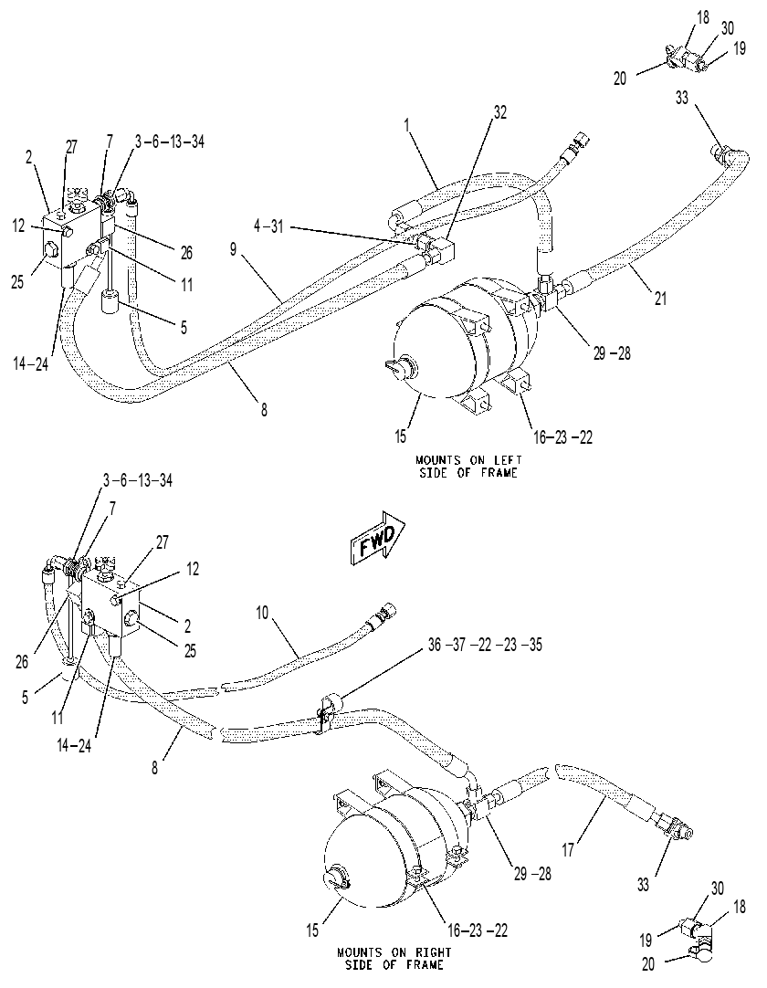 LINES GP-TRACK TENSION 2092602 CAT