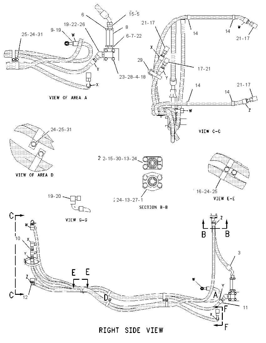 LINES GP-TMSN & HYD OIL COOLER 1928583 CAT