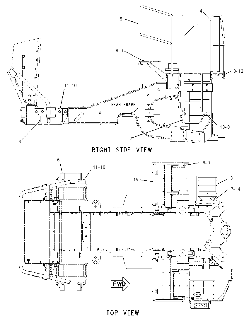 HANDRAIL & STEP GP 2060067 CAT