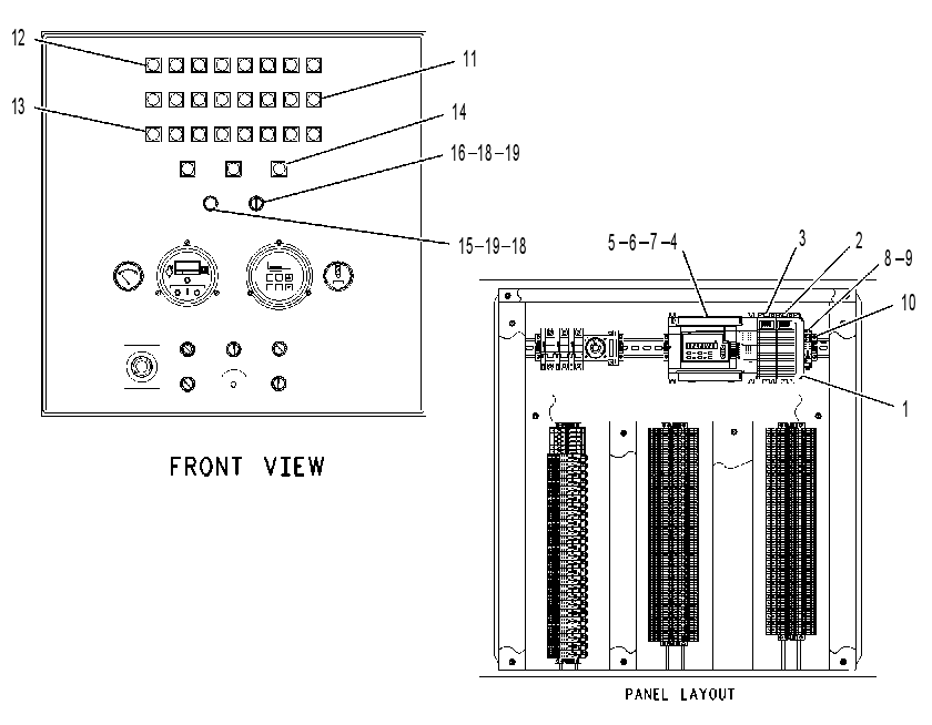 PANEL GP-ANNUNCIATOR 1798988 CAT