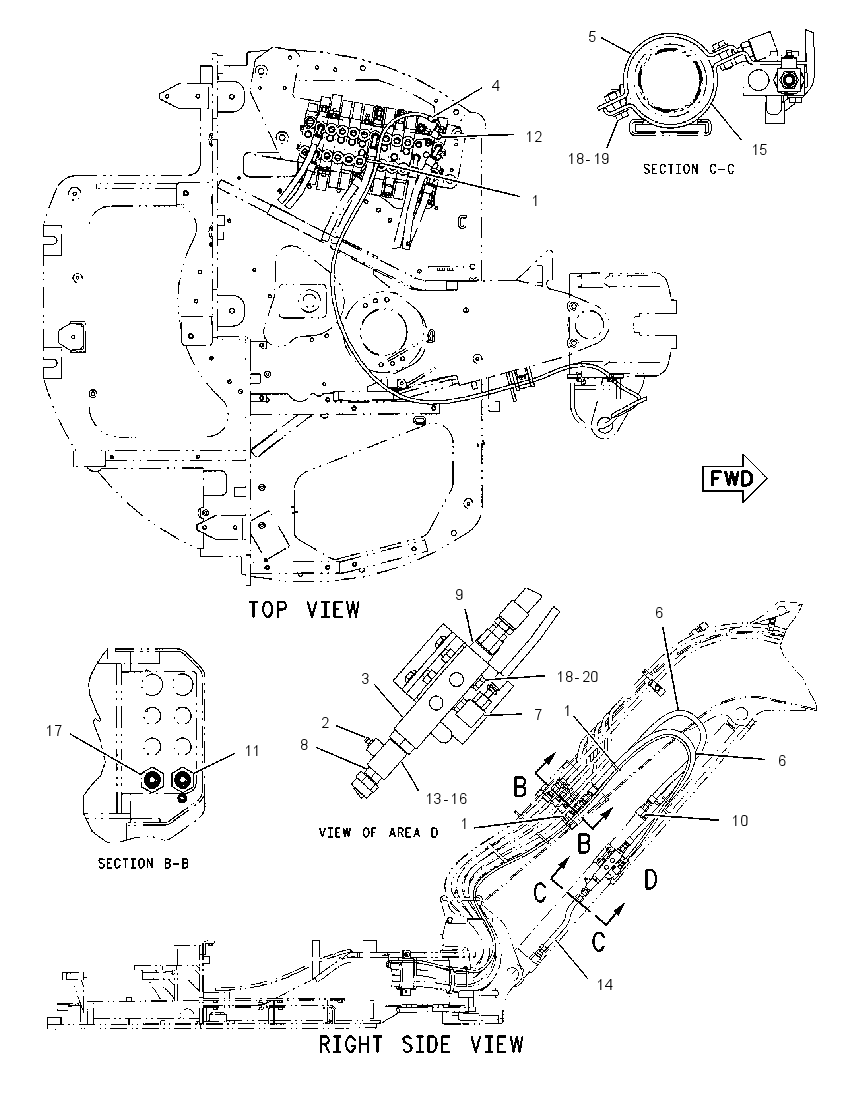 LINES GP-BOOM CHECK VALVE 2221272 CAT