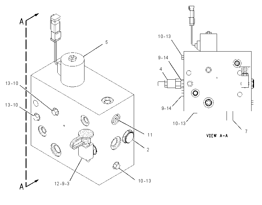 VALVE GP-MANIFOLD & REDUCING 1285341 CAT