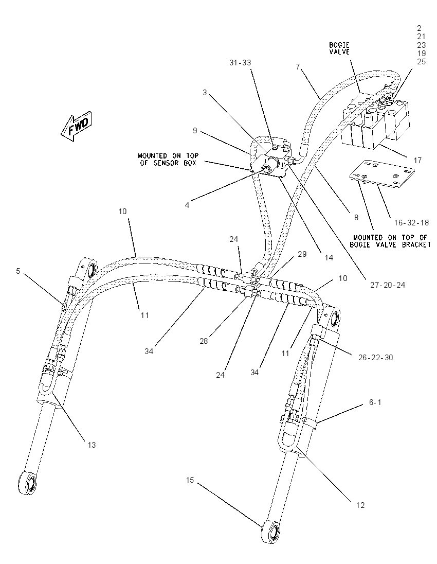 CYLINDER & LINES GP-BLADE 2151910 CAT