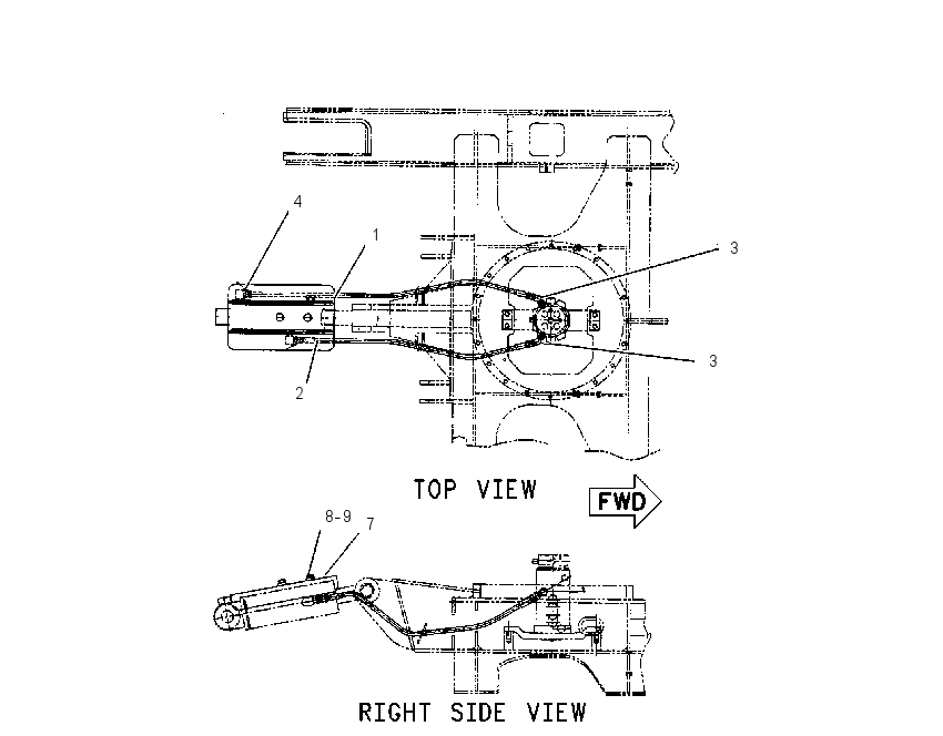 LINES GP-BLADE 2078336 CAT