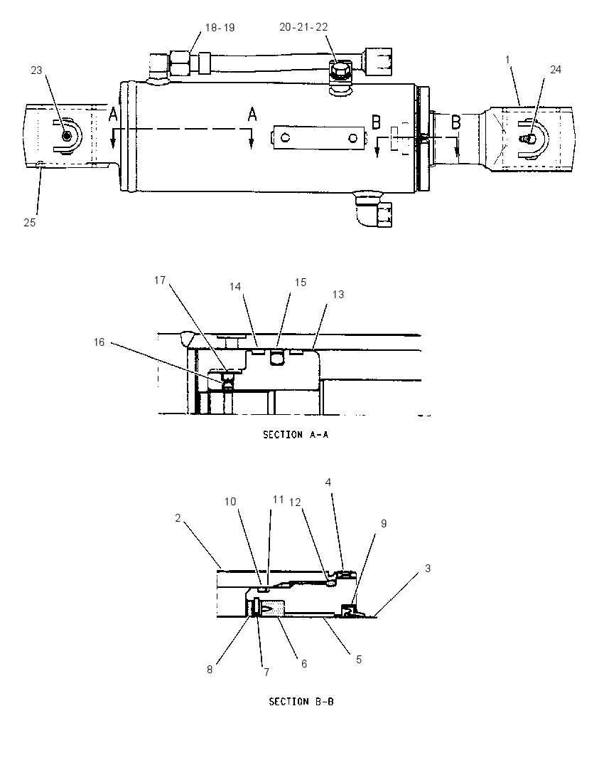 CYLINDER GP-BLADE 2153747 CAT