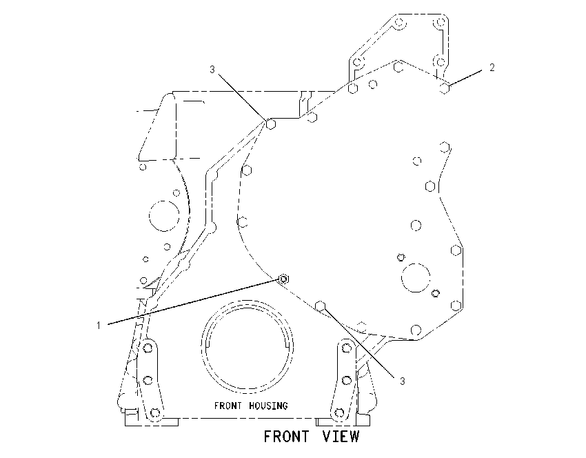 FASTENER GP-FRONT COVER 2189870 CAT