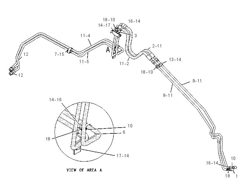 LINES GP-LOADER AUXILIARY 1065876 CAT