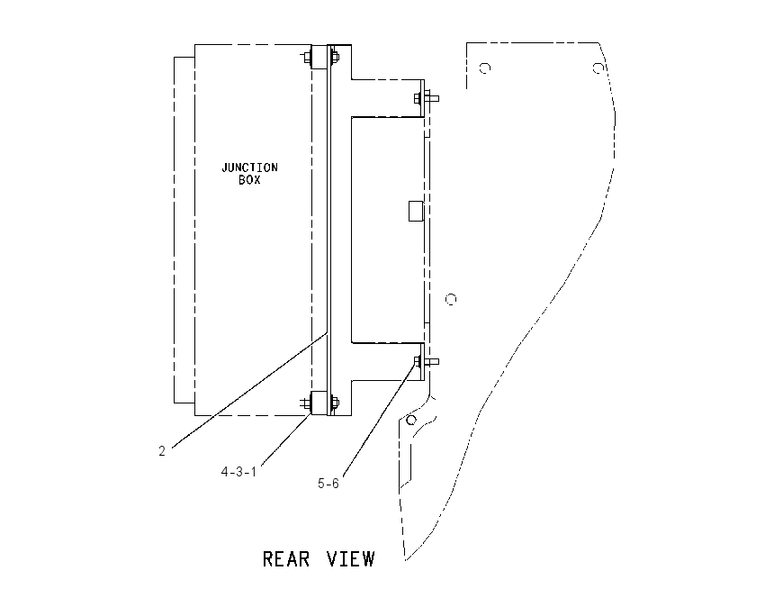 MOUNTING GP-JUNCTION BOX 2068701 CAT