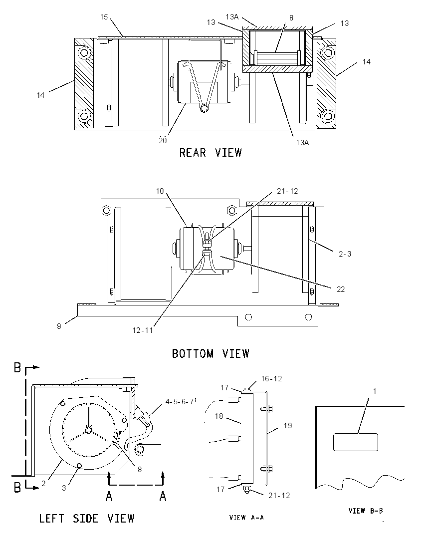 BLOWER GP-CAB 1034227 CAT