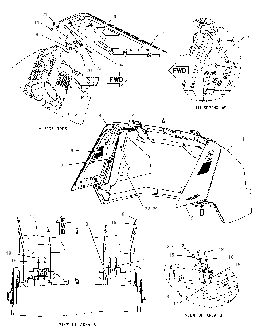 Капот 1617084 CAT