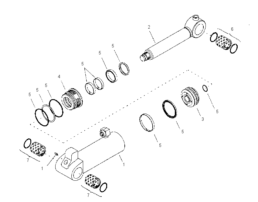 CYLINDER GP-GRAPPLE 1702203 CAT