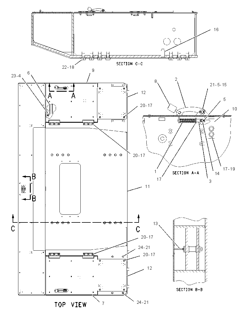 BUMPER GP-REAR 1934746 CAT
