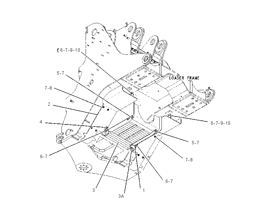 GUARD GP-LOADER FRAME 4Q1754 CAT