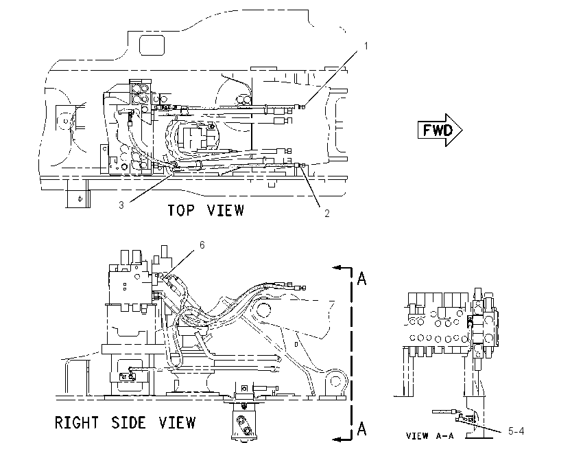 Трубопроводы управляющие 1940192 CAT