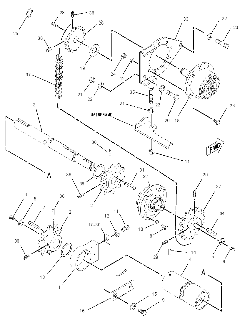 SHAFT GP-FEEDER DRIVE 2278946 CAT