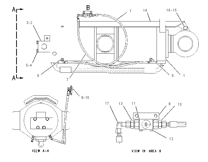 CYLINDER & VALVE GP 1718118 CAT