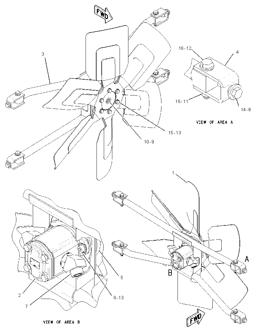 FAN & MOTOR GP 1966985 CAT