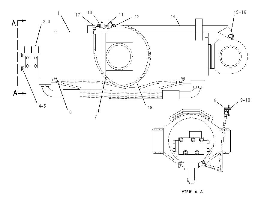 CYLINDER & VALVE GP 1721113 CAT