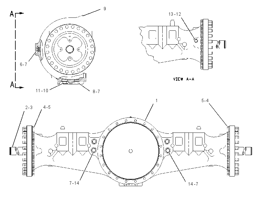 AXLE GP-FIXED 1730547 CAT