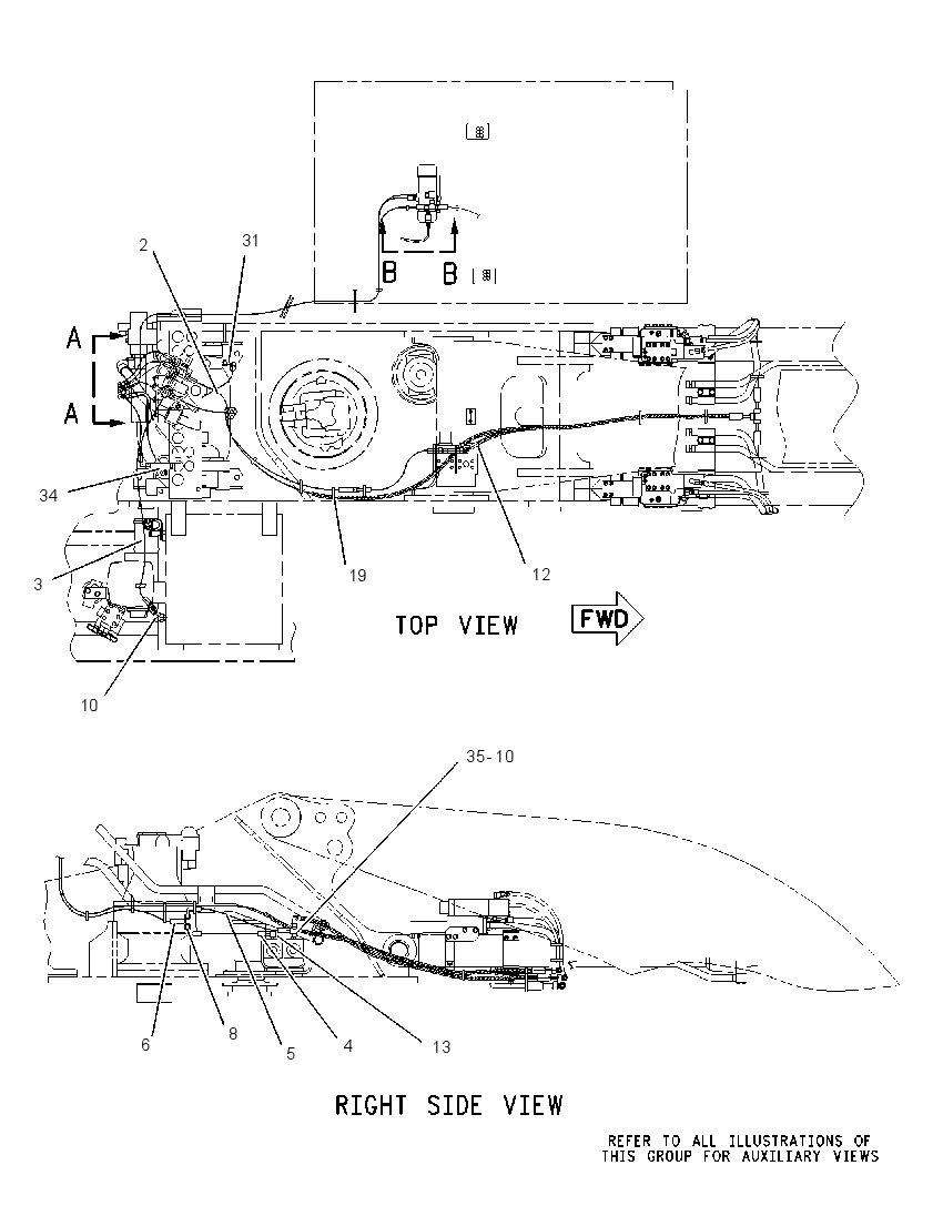 Трубопроводы управляющие 1991993 CAT