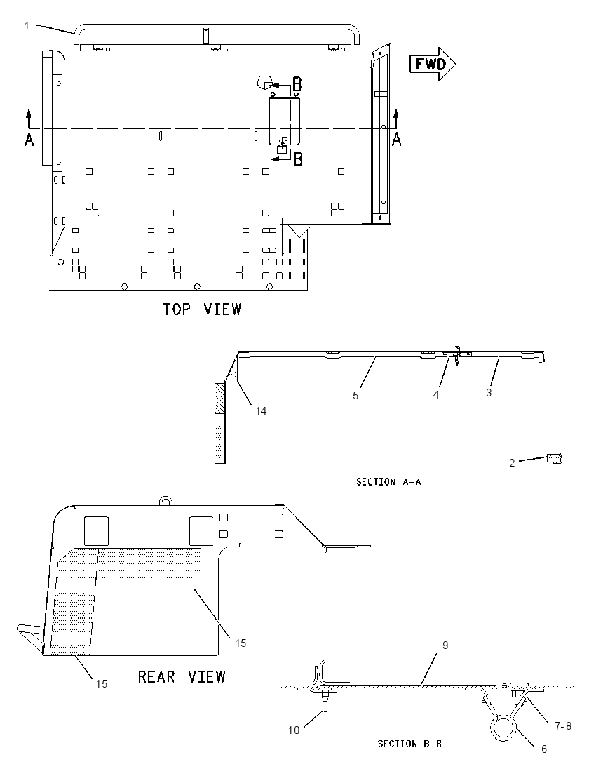 HOOD AS-ENGINE 1775768 CAT